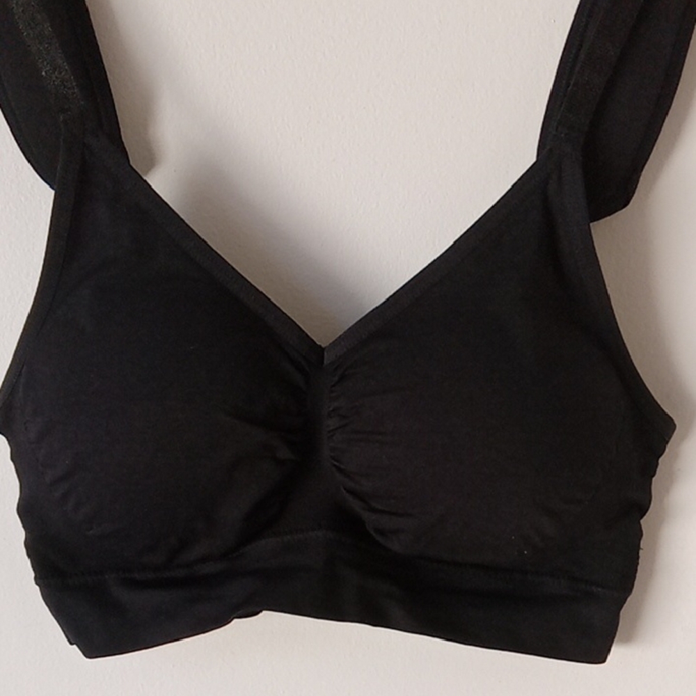 Dream By Genie Black Women's Intimate / Sports Bra Size L - Picture 2 of 7